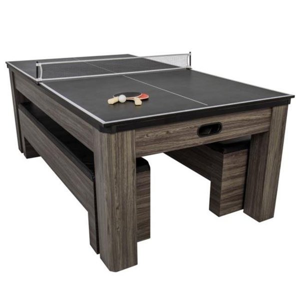 Atomic Atomic G05305W NorthPort 3-in-1 Dining; Air Hockey & Table Tennis Table G05305W